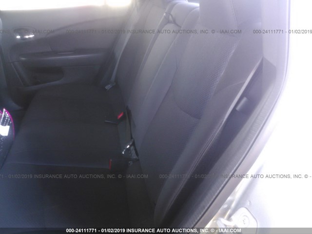 1C3CCBAB8DN670974 - 2013 CHRYSLER 200 LX SILVER photo 8