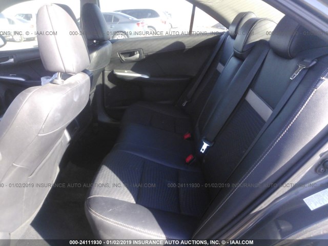4T1BF1FK1CU092833 - 2012 TOYOTA CAMRY SE/LE/XLE შავი ფოტო 8
