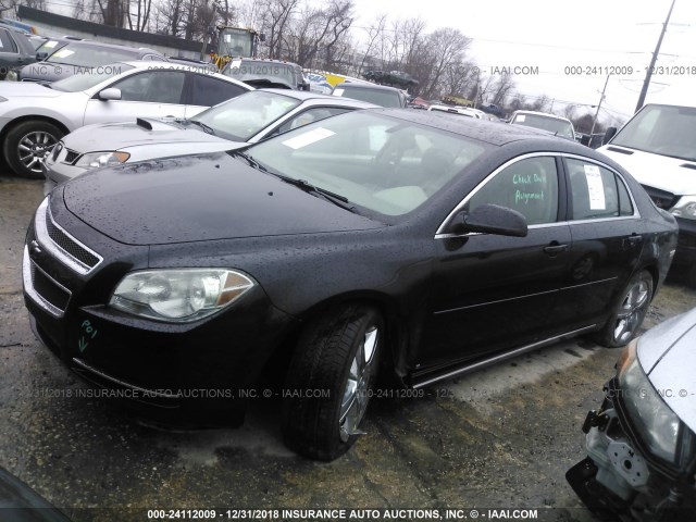 1G1ZH57B59F260708 - 2009 CHEVROLET MALIBU 1LT 黑色 照片 2