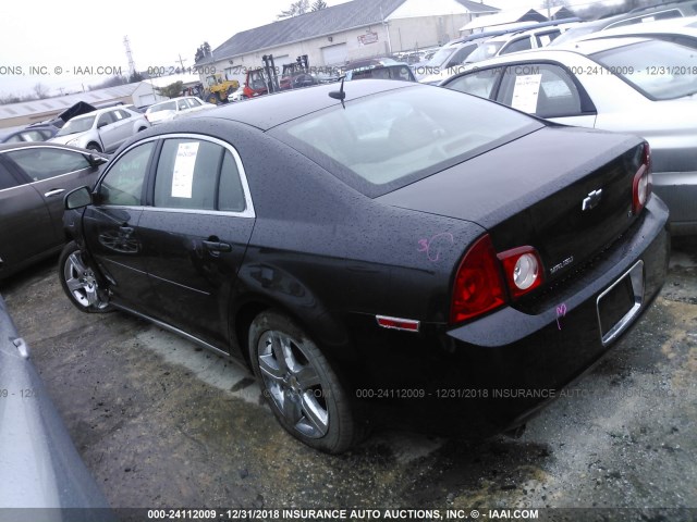 1G1ZH57B59F260708 - 2009 CHEVROLET MALIBU 1LT 黑色 照片 3