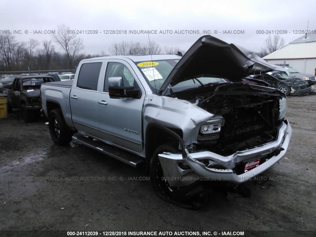 3GTU2NEC8GG333757 - 2016 GMC SIERRA K1500 SLT SILVER photo 1