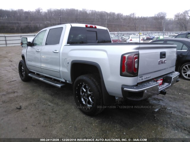 3GTU2NEC8GG333757 - 2016 GMC SIERRA K1500 SLT SILVER photo 3