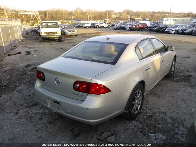 1G4HD57297U191914 - 2007 BUICK LUCERNE CXL Champagne photo 4