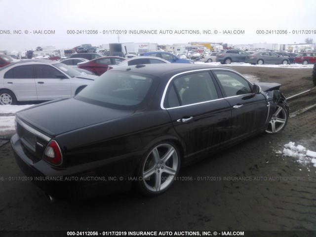 SAJWA82C49TH31320 - 2009 JAGUAR XJ SUPER V8 BLACK photo 4