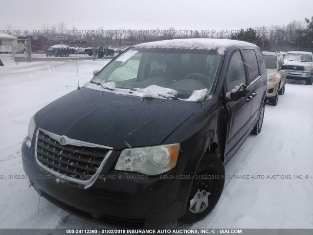 2A8HR44H38R720936 - 2008 CHRYSLER TOWN & COUNTRY LX BLUE photo 2