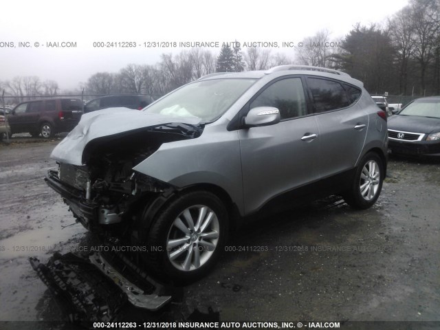 KM8JU3AC4BU129322 - 2011 HYUNDAI TUCSON GLS/LIMITED 银色 照片 2