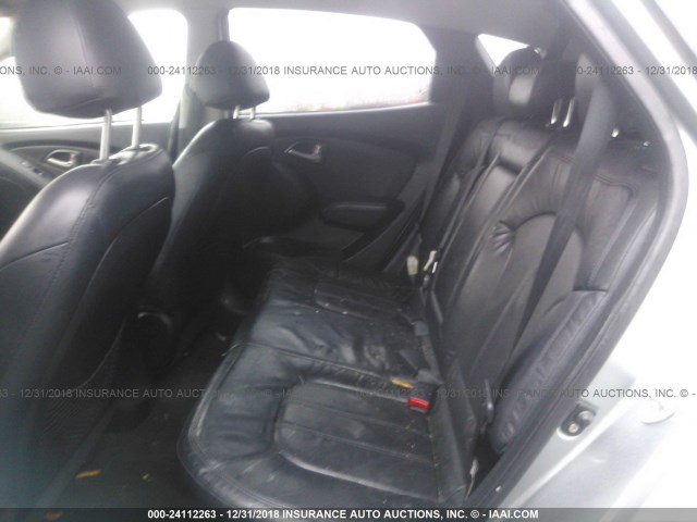 KM8JU3AC4BU129322 - 2011 HYUNDAI TUCSON GLS/LIMITED 银色 照片 8