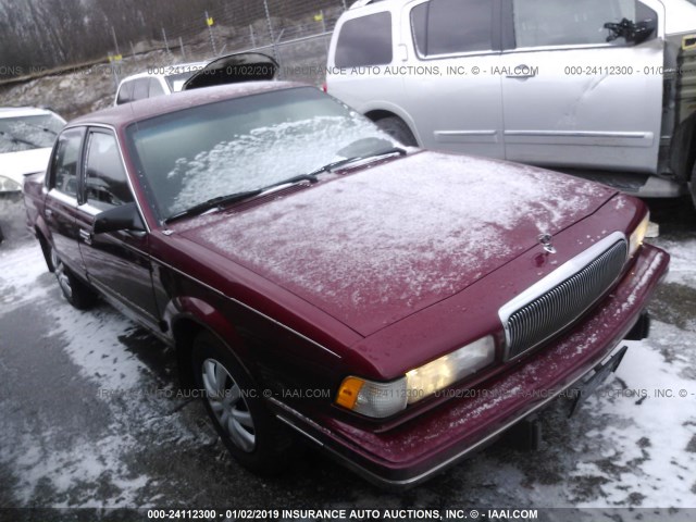 1G4AG55M3T6456001 - 1996 BUICK CENTURY SPECIAL/CUSTOM/LIMITED MAROON photo 1