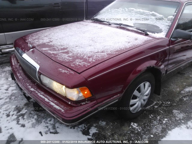 1G4AG55M3T6456001 - 1996 BUICK CENTURY SPECIAL/CUSTOM/LIMITED MAROON photo 6