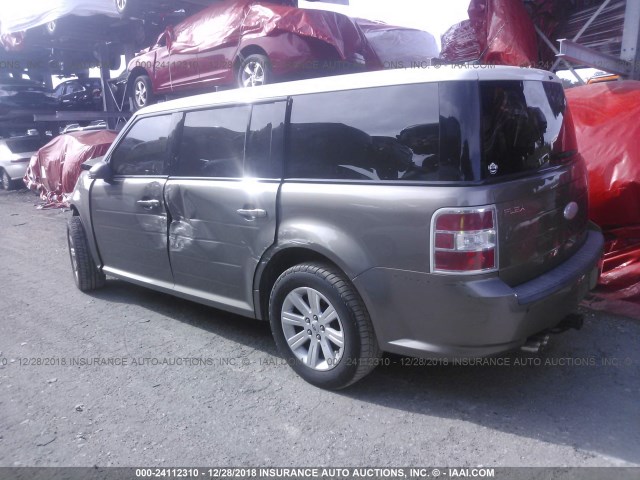 2FMGK5BC6CBD11234 - 2012 FORD FLEX SE GRAY photo 3