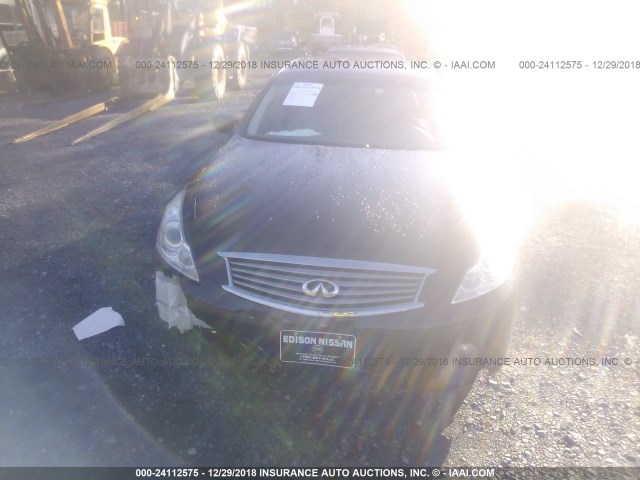 JN1CV6AR6DM754696 - 2013 INFINITI G37 BLACK photo 6