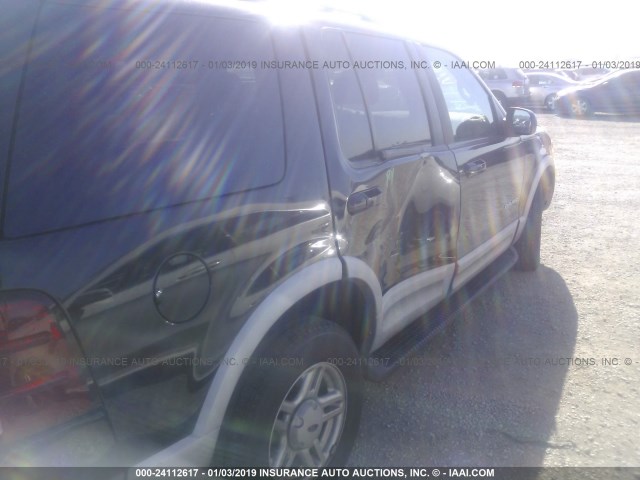 1FMZU63K92ZC54831 - 2002 FORD EXPLORER XLT BLACK photo 6