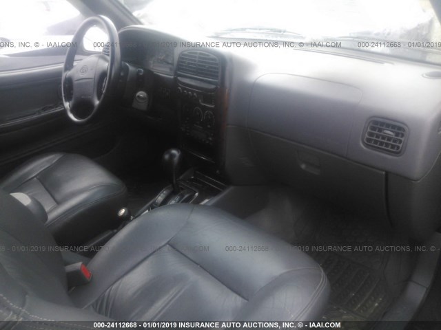 KNDJA7238X5584162 - 1999 KIA SPORTAGE BLACK photo 5