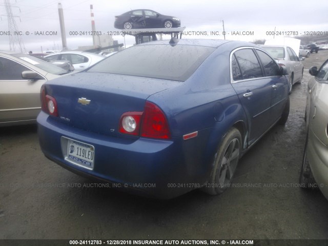 1G1ZC5E07CF328272 - 2012 CHEVROLET MALIBU 1LT BLUE photo 4
