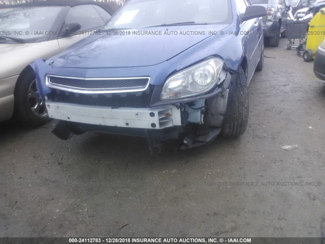 1G1ZC5E07CF328272 - 2012 CHEVROLET MALIBU 1LT BLUE photo 6