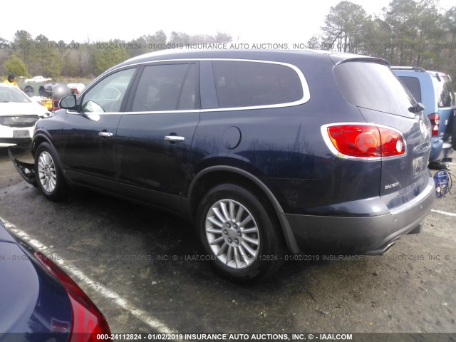 5GAER23798J278175 - 2008 BUICK ENCLAVE CXL BLACK photo 3