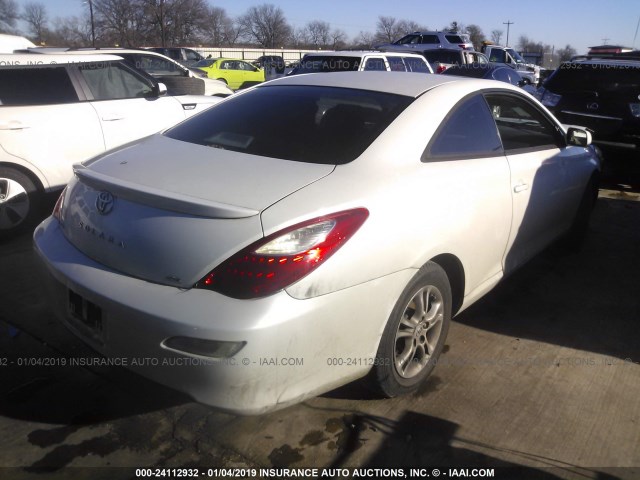 4T1CA30P57U122540 - 2007 TOYOTA CAMRY SOLARA SE/SLE WHITE photo 4