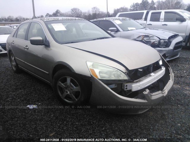 JHMCN36405C000319 - 2005 HONDA ACCORD HYBRID TAN photo 1