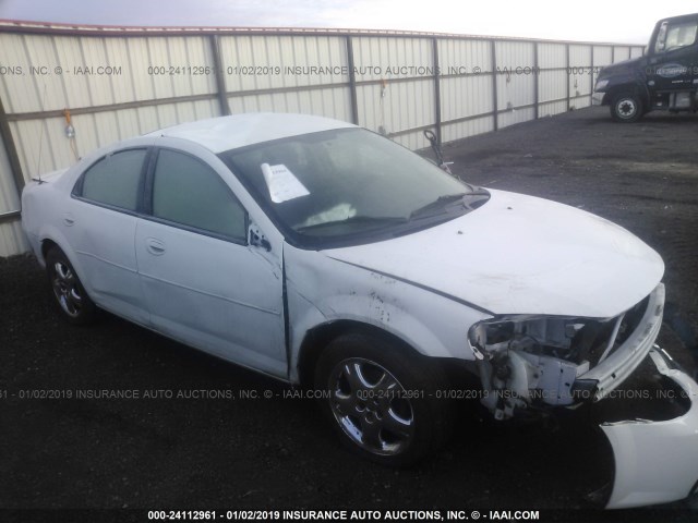 1B3EL46T95N674455 - 2005 DODGE STRATUS SXT WHITE photo 1