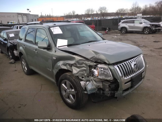 4M2CU97158KJ45310 - 2008 MERCURY MARINER PREMIER GREEN photo 1