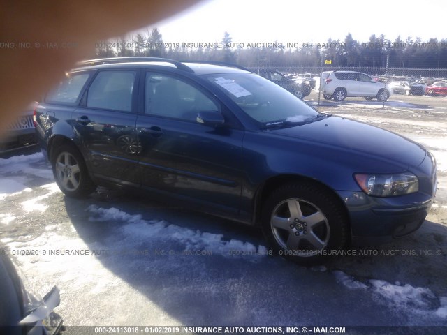 YV1MJ682X62191280 - 2006 VOLVO V50 T5 BLUE photo 1