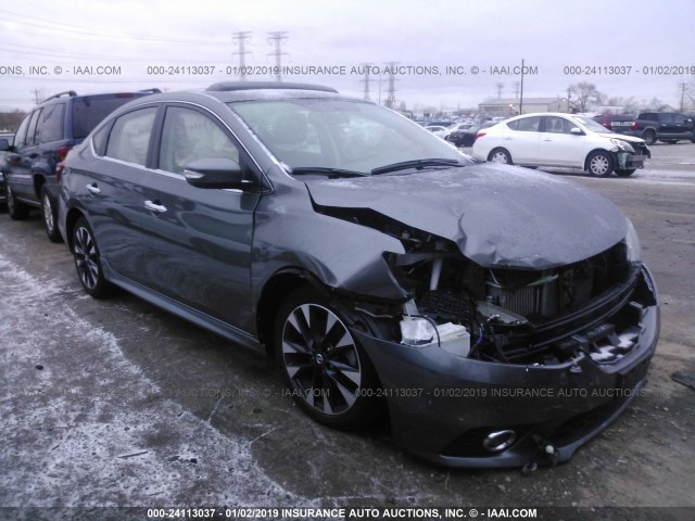 3N1CB7AP2HY213547 - 2017 NISSAN SENTRA SR TURBO/NISMO GRAY photo 1