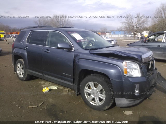 2GKALREK2E6282476 - 2014 GMC TERRAIN SLE BLUE photo 1