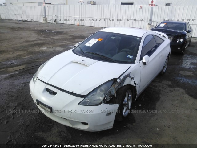 JTDDY32T210038527 - 2001 TOYOTA CELICA GT-S WHITE photo 2