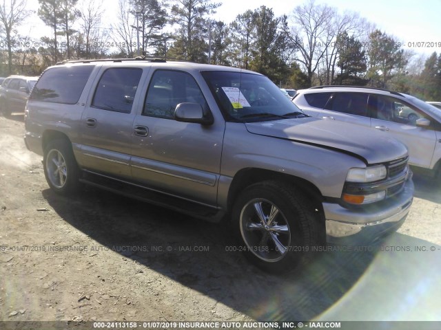 3GNEC16T21G276835 - 2001 CHEVROLET SUBURBAN C1500 GOLD photo 1