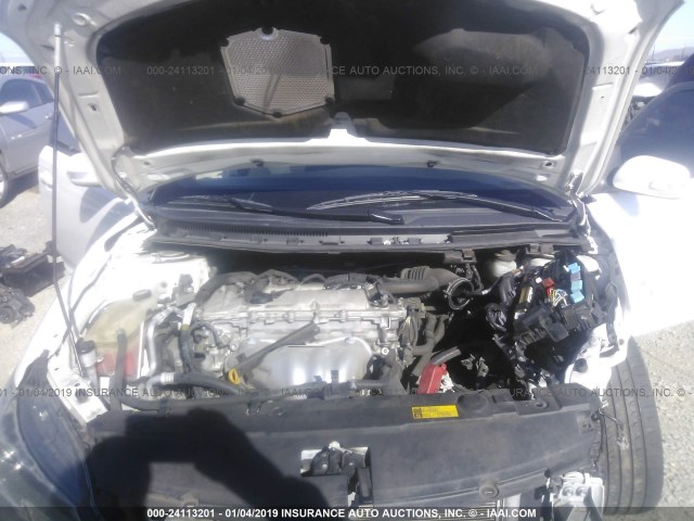 JTKJF5C73FJ011174 - 2015 TOYOTA SCION TC თეთრი ფოტო 10