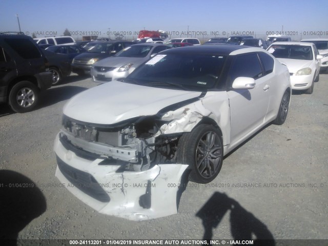 JTKJF5C73FJ011174 - 2015 TOYOTA SCION TC თეთრი ფოტო 2