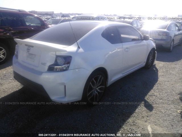 JTKJF5C73FJ011174 - 2015 TOYOTA SCION TC თეთრი ფოტო 4