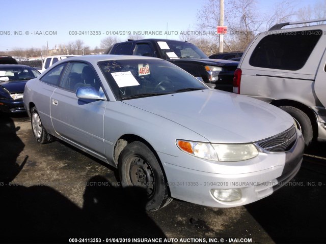 2T1CG22P11C473444 - 2001 TOYOTA CAMRY SOLARA SE SILVER photo 1