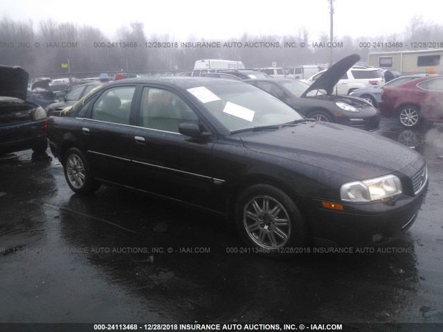 YV1TH592451402669 - 2005 VOLVO S80 2.5T BLACK photo 1