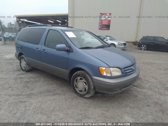 4T3ZF13C23U543514 - 2003 TOYOTA SIENNA LE/XLE Light Blue photo 1