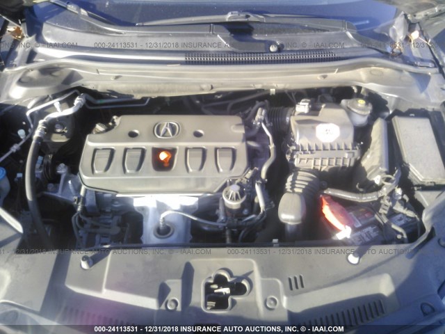 19VDE1F71DE001435 - 2013 ACURA ILX 20 TECH BLACK photo 10