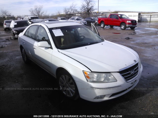 5NPEU46F59H528890 - 2009 HYUNDAI SONATA SE/LIMITED WHITE photo 1