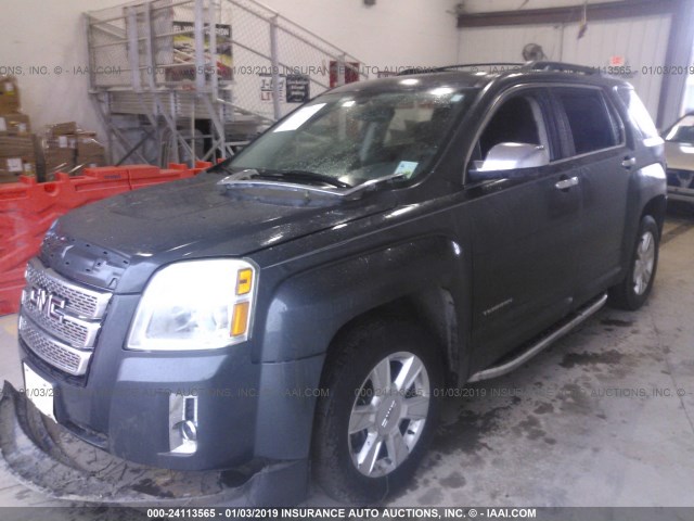 2CTALSEC5B6396354 - 2011 GMC TERRAIN SLE GRAY photo 2