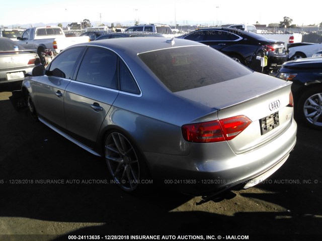 WAUMF98K39N028690 - 2009 AUDI A4 PRESTIGE GRAY photo 3