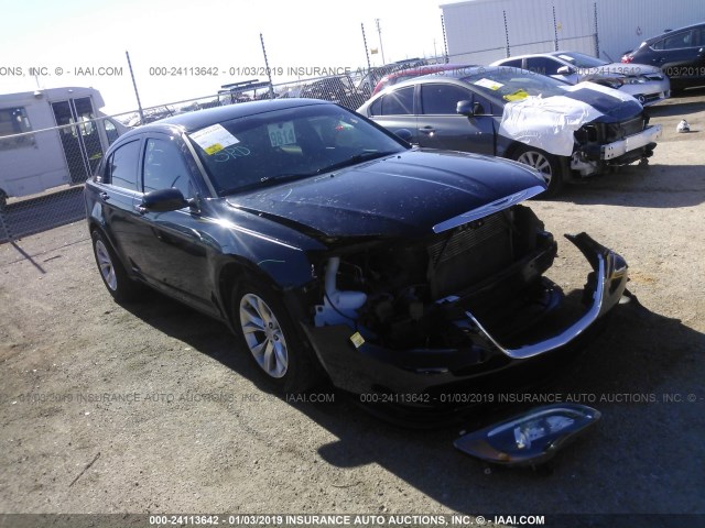 1C3CCBBG8DN745585 - 2013 CHRYSLER 200 TOURING BLACK photo 1