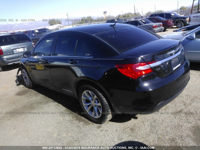 1C3CCBBG8DN745585 - 2013 CHRYSLER 200 TOURING BLACK photo 3