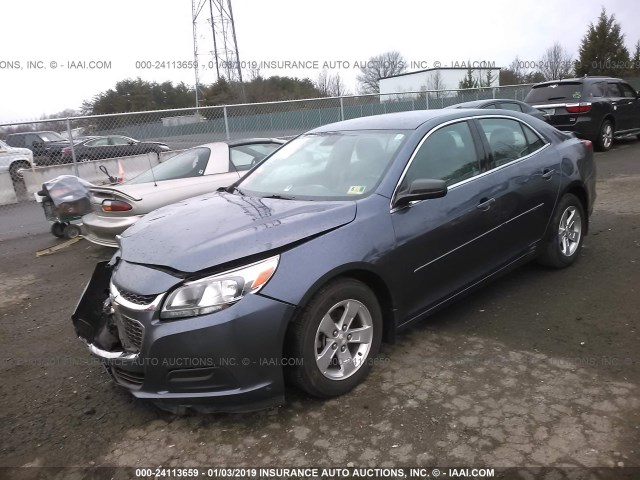 1G11B5SLXEF179695 - 2014 CHEVROLET MALIBU LS Mavi foto 2