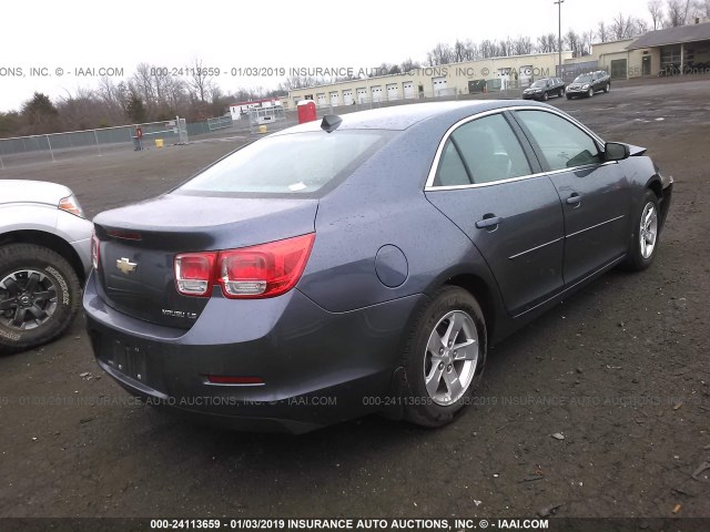 1G11B5SLXEF179695 - 2014 CHEVROLET MALIBU LS Mavi foto 4