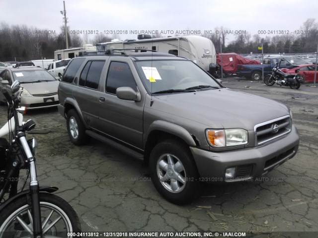 JN8DR09Y51W596628 - 2001 NISSAN PATHFINDER LE/SE/XE BROWN photo 1