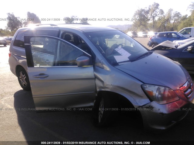 5FNRL38637B144033 - 2007 HONDA ODYSSEY EXL SILVER photo 1