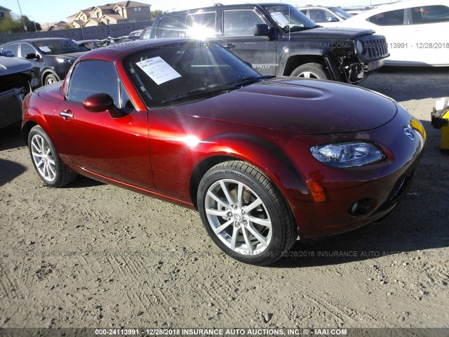 JM1NC26F770136690 - 2007 MAZDA MX-5 MIATA MAROON photo 1