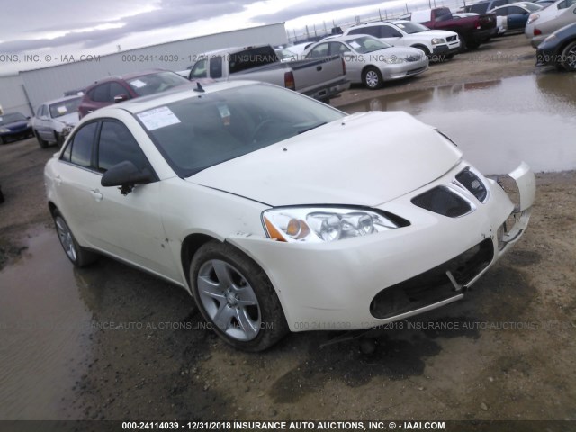 1G2ZH57N184221940 - 2008 PONTIAC G6 GT WHITE photo 1