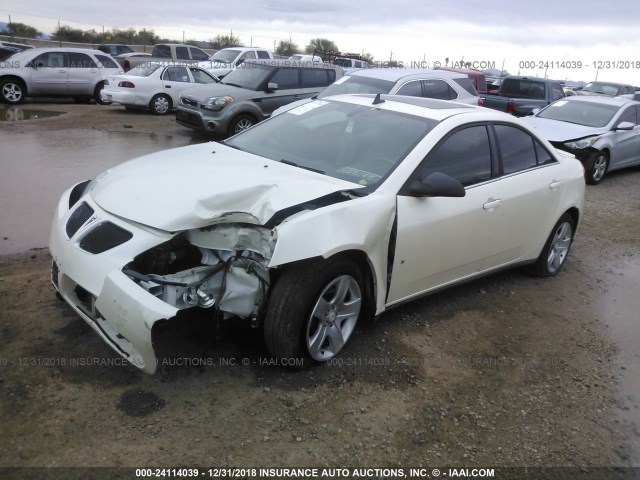 1G2ZH57N184221940 - 2008 PONTIAC G6 GT WHITE photo 2