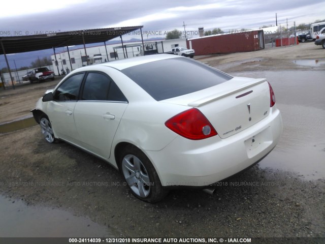 1G2ZH57N184221940 - 2008 PONTIAC G6 GT WHITE photo 3