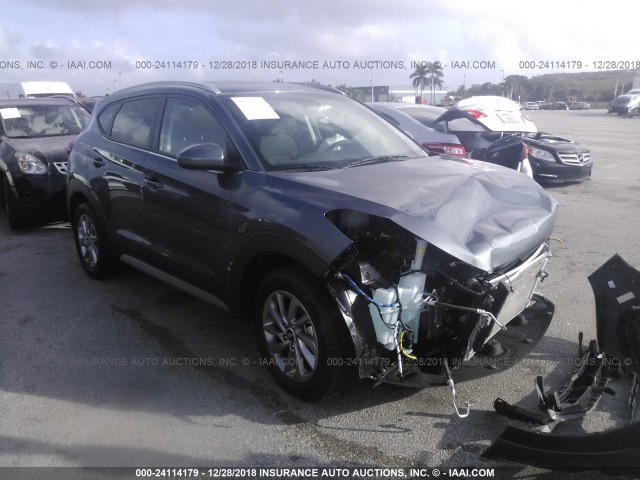 KM8J33A42JU721957 - 2018 HYUNDAI TUCSON LIMITED/SPORT AND ECO/SE GRAY photo 1